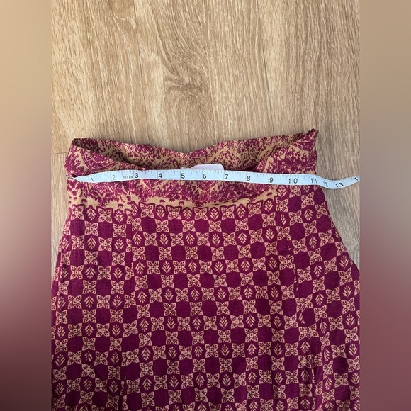 Honey Punch Purple Patterned Maxi Boho Skirt, size S - Picture 4 of 11